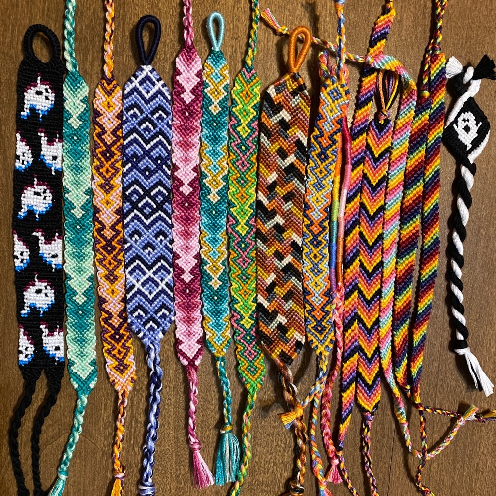 17 friendship bracelets bookmarks pack kids women